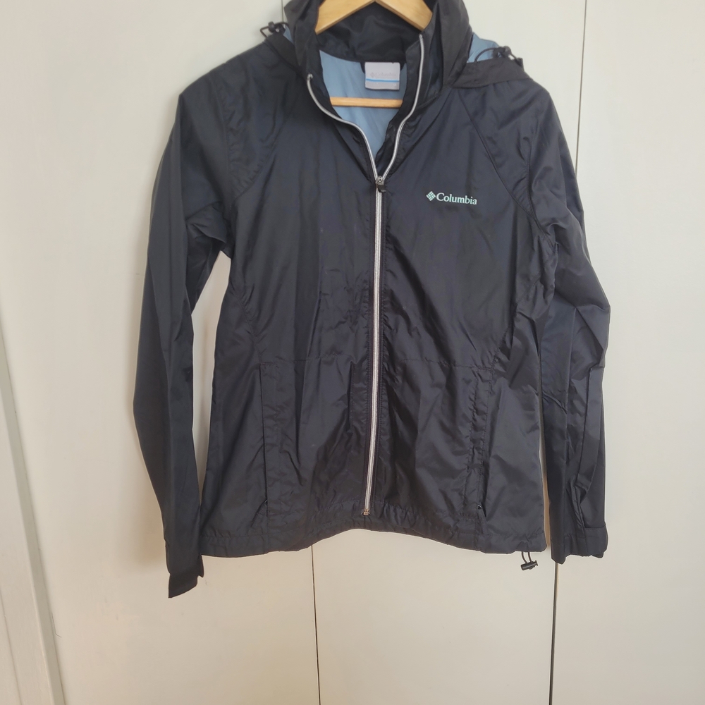 Columbia Black Hooded Jacket